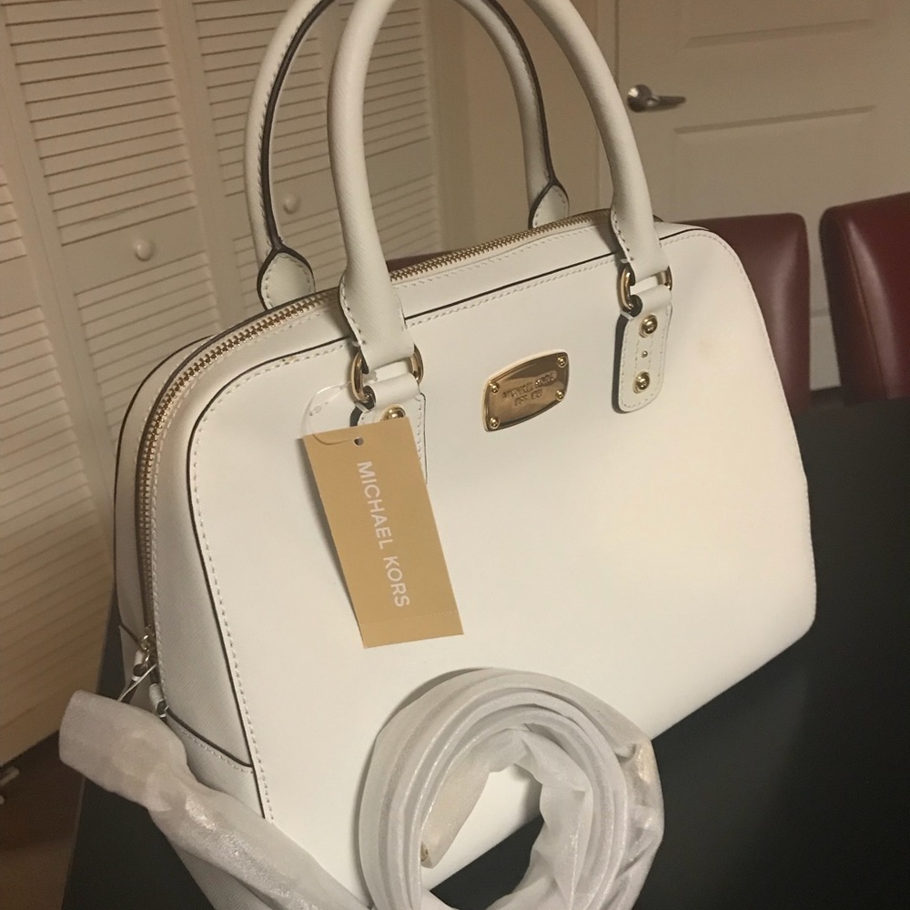 Michael Kors LG leather satchel - Picture 1 of 1